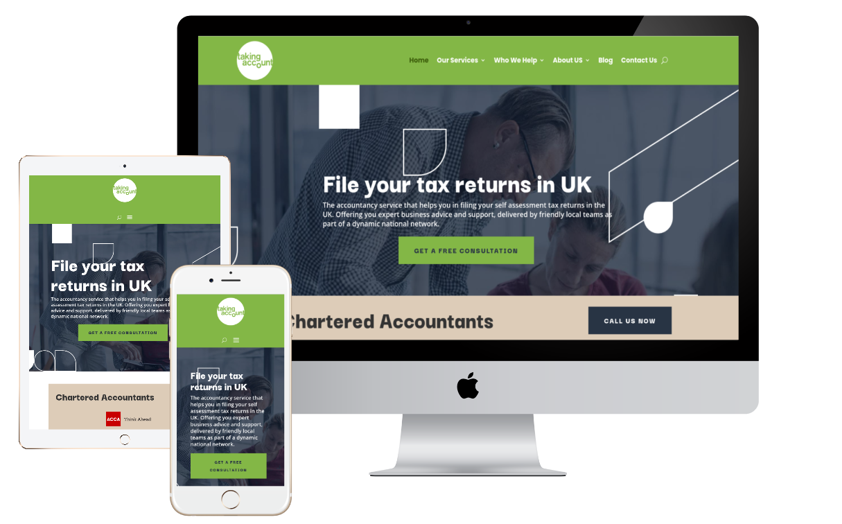 Website For One Of London’s Fastest-growing Accountancy Firm