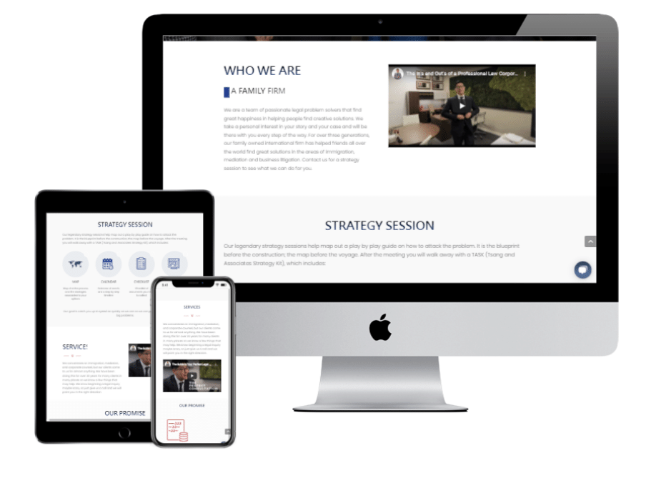 Website Redesign  for LA’s Multinational Law Firm