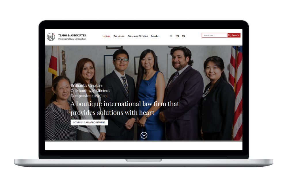 Website Redesign and Updated User Experience for LA’s Multinational Law Firm