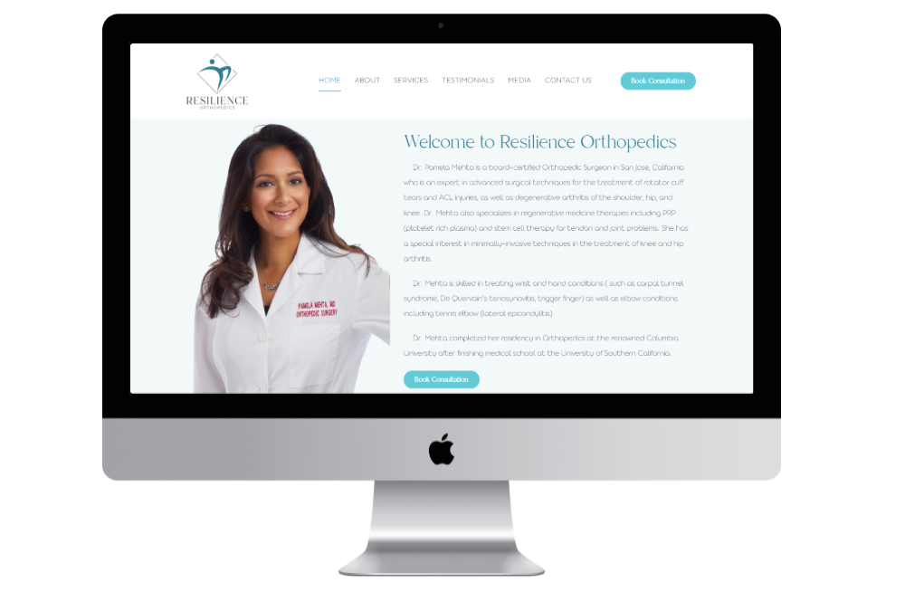 Building and growing digital presence for one of California’s Premier Orthopedic Surgeons