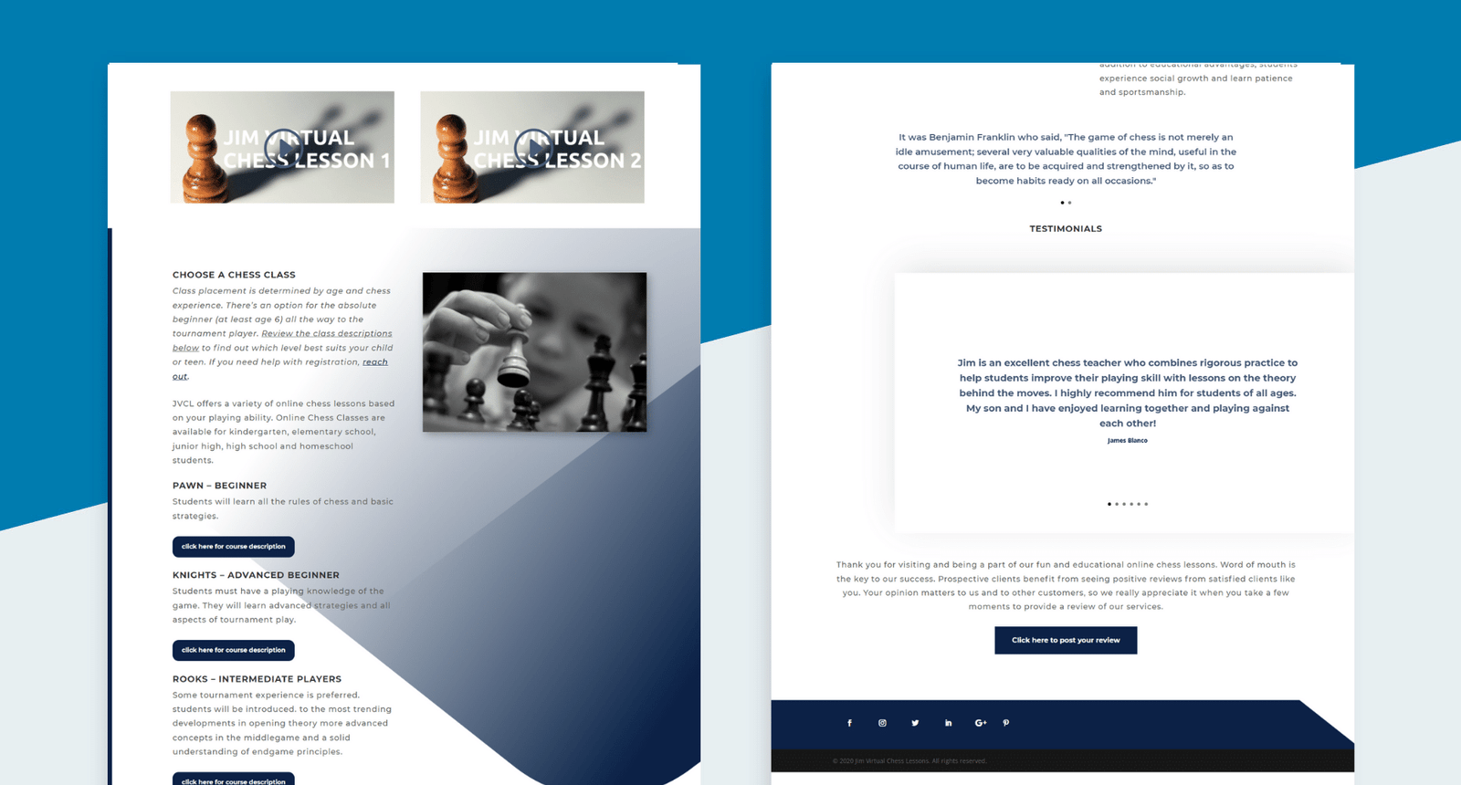 E-learning website design by HU Digital Labs